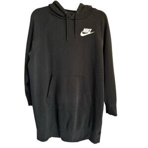 Nike Black Oversized Sweatshirt Dress Women’s Small